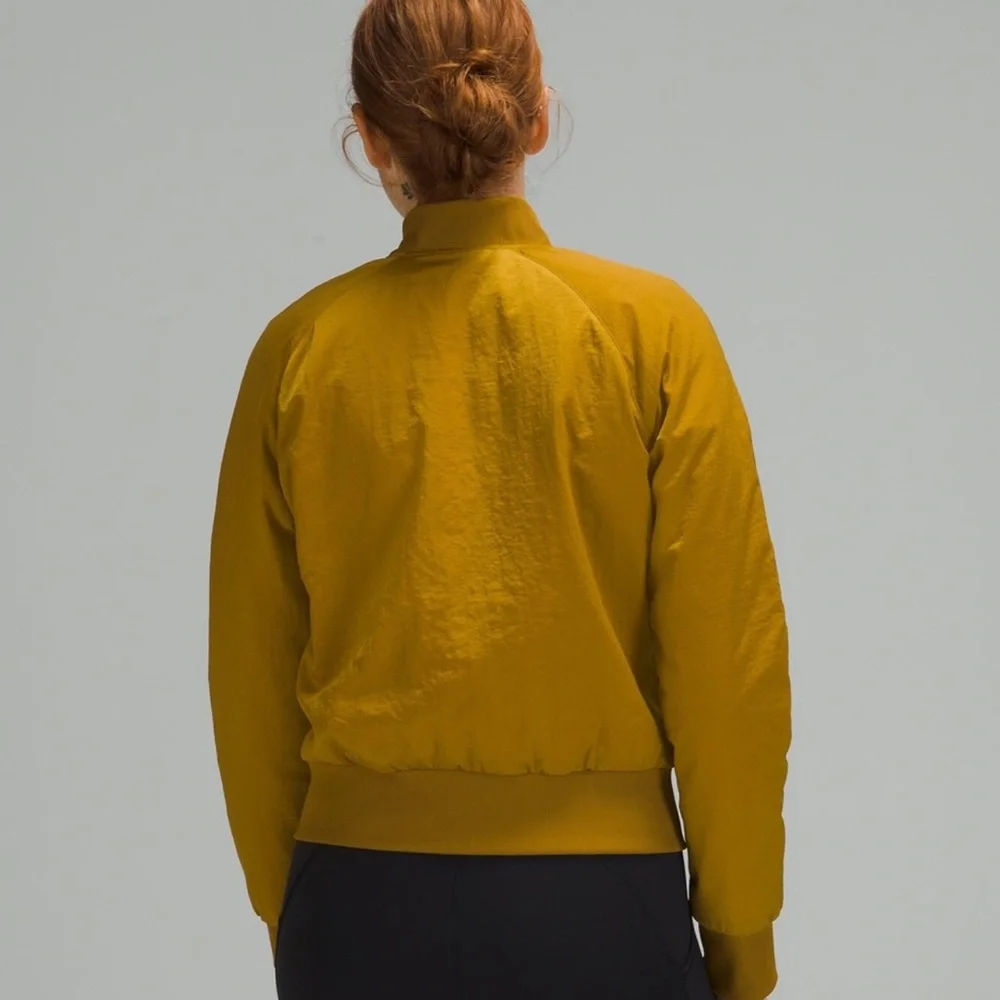 Lululemon Non-Stop Bomber Jacket REVERSIBLE  in Parachute Size 6
